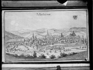 Mosbach Aus Thesaurus Palatinus Mosbacum Stadtansicht (16. Jahrhundert)
