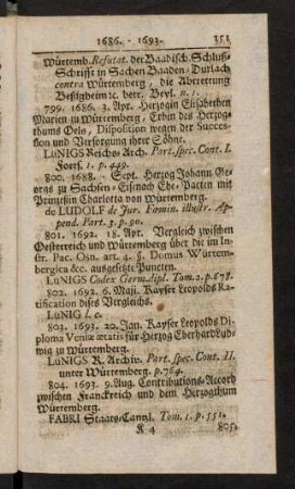 151-161, 1682 - 1750