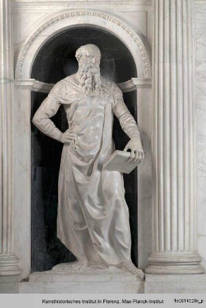 Johannes der Evangelist - Grabmal Clemens' VII., Detail: Johannes Ev.
