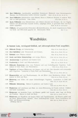 Wandbilder (Nr. 1099-1190)
