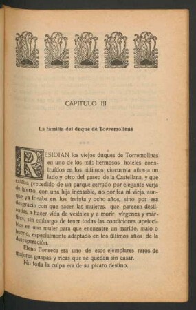 Capítulo III - La familia del duque de Torremolinas