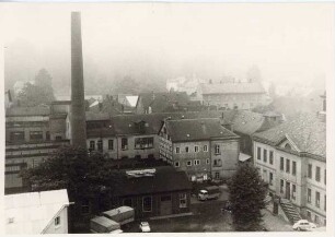 Fabrikgelände der Druckerei Klingenberg. Detmold. Hornsche Straße