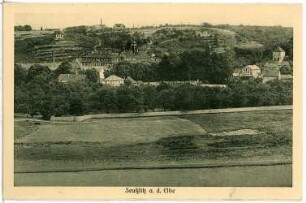 Seußlitz. Blick auf Seußlitz