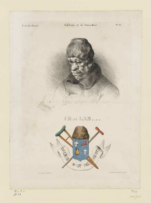 Ch. de Lam...., Blatt 156 der Folge "Célébrités de la Caricature", in: "La Caricature: revue morale, judiciaire, littéraire, artistique, fashionable et scénique" n° 78, Paris 1832
