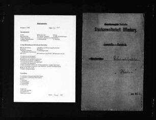 Ermittlungen wegen Geheimbündelei -Kostenheft