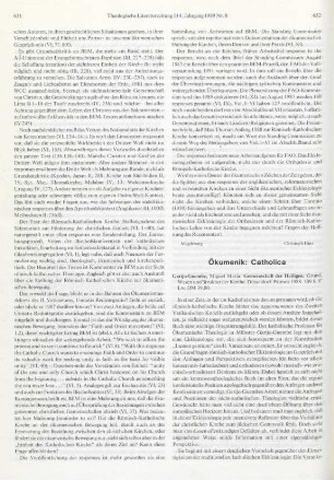 632-634 [Rezension] Garijo-Guembe, Miguel M., Gemeinschaft der Heiligen