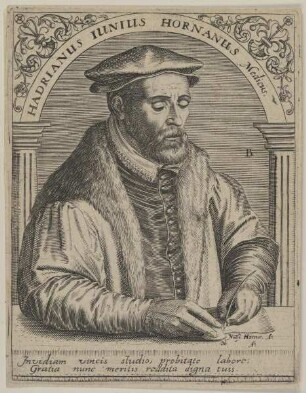 Bildnis des Hadrianus Iunius Hornanus