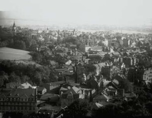 Mühlhausen, Stadtansicht : Mühlhausen. Stadtansicht von Nordwesten