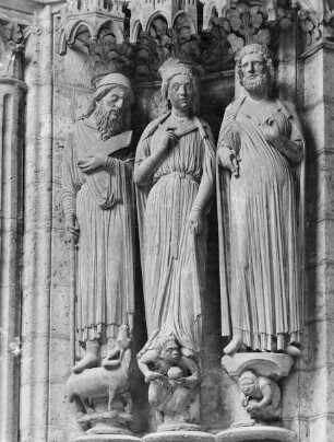 Linkes Gewände, Balaam, Königin von Saba, Salomo