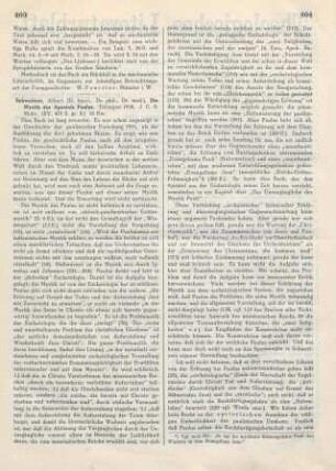 403-407 [Rezension] Schweitzer, Albert, Die Mystik des Apostels Paulus
