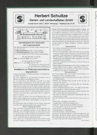 Die Genossenschaft informiert