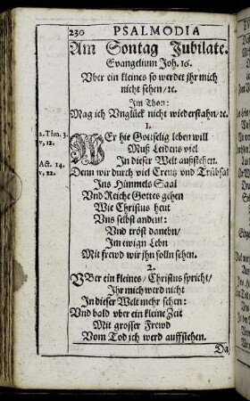 Am Sontag Jubilate