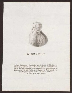 Jamnitzer, Wenzel
