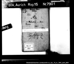 Die Straßenpflasterung in Dornum