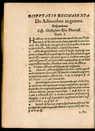 Disputatio Decimasexta