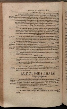 Rudolphus I. Habsburgius, Imperator.