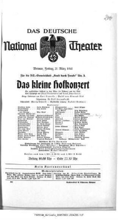 Das kleine Hofkonzert