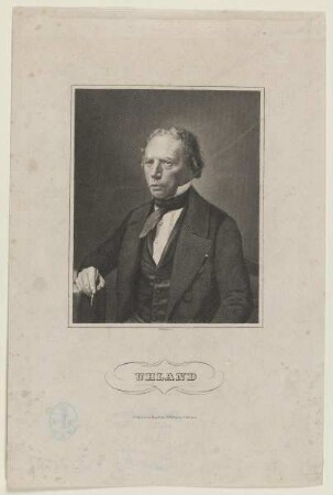 Bildnis des Ludwig Johann Uhland