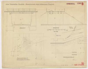 Betriebsbrücke über Straße Gießmannsdorf-Hirschfelde (m. Lageplan)