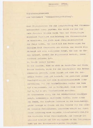 Schauseitengestaltung Frankfurter Allee, Berlin: Erläuterungsbericht