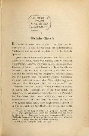 Geflügelte Worte : der Citatenschatz des deutschen Volkes