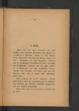 1. Diät.