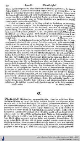Ebenbürtigkeit - Ehelosigkeit.