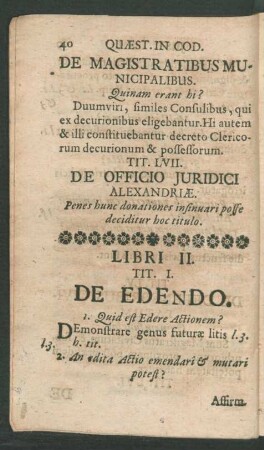 Libri II. Tit. I. - LIX.