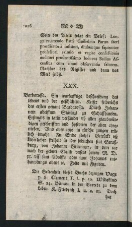 216-245, XXX. - XLII.