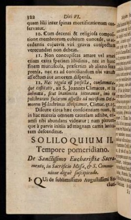 322-344, Soliloquium II