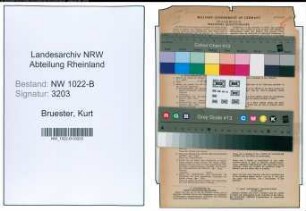 Entnazifizierung Kurt Bruester , geb. 26.09.1904 (Angestellter)