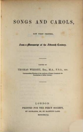 Percy Society. 23. 1848