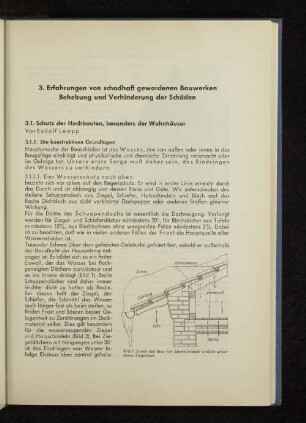 3. Erfahrungen von schadhaft gewordenen Bauwerken Behebung und Verhinderung der Schäden