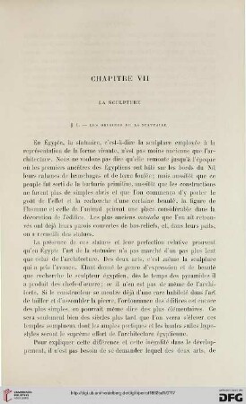 § 1: Les origines de la statuaire