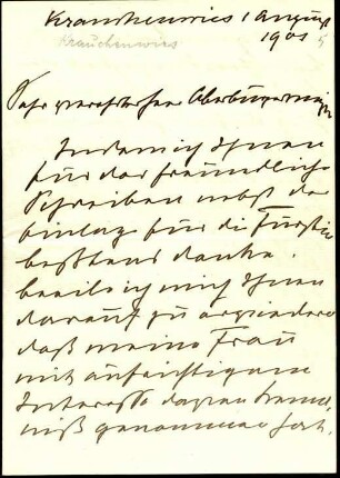 5-10-12-11.0000: Leopold, Prinz von Hohenzollern; diverse Schreiben ff.: Fürsprache für eine kaiserliche Auszeichnung von Frau von Vieths