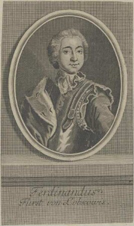 Bildnis von Ferdinandus, Fürst von Lobkowiz