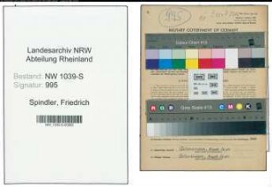 Entnazifizierung Friedrich Spindler , geb. 13.02.1907 (Angestellter)