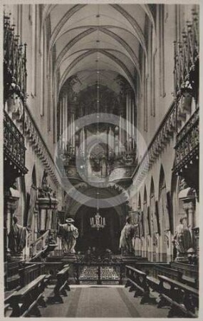 Chor und Langhaus des Doms Breslau nach W
