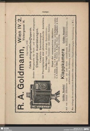 R. A. Goldmann, Wien IV./2, Victorgasse 14