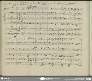 Terzetto (cor, tamb, tr, timp)