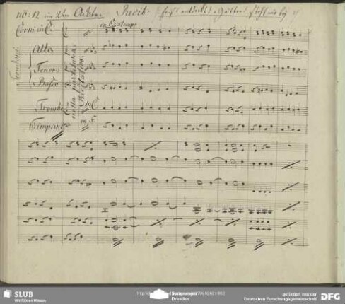Terzetto (cor, tamb, tr, timp)