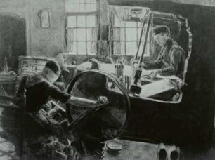 Der Weber, Gemälde 1882