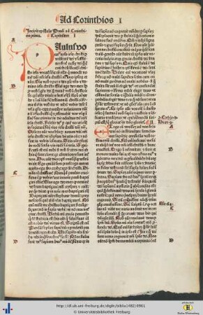 Epistola Pauli ad Corinthios prima