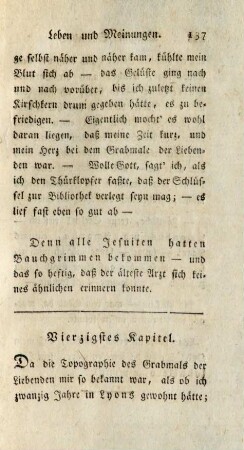 Vierzigstes Kapitel