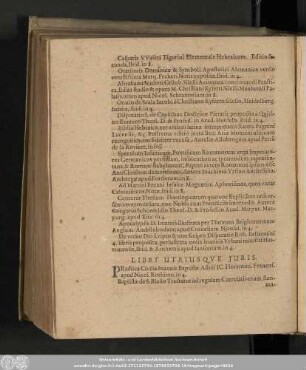 Libri Utrisque Iuris.