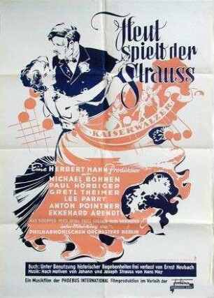 Heut' spielt der Strauß (Der Walzerkönig)