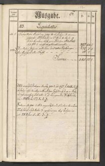 Rechnung der kurmainzischen Stadt Aschaffenburg von 1784-1785 (Einnahmen und Ausgaben) mit Anhang