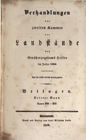 Verhandlungen der Zweiten Kammer der Landstände des Großherzogthums Hessen. Protokolle. 1834,4,[c]