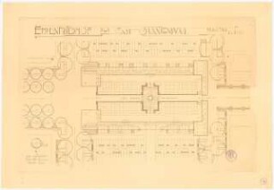 Ehrenfriedhof, Oranienburg: Grundriss 1:100