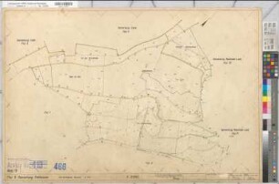 Meschede, Stadt (Meschede), Meschede, Land (Meschede), Remblinghausen (Meschede), Reiste (Eslohe), Enkhausen (Meschede), Calle (Meschede), Flurbereinigung Hennetal, Bl.12 Zuteilungskarte Enkhausen Flur 8